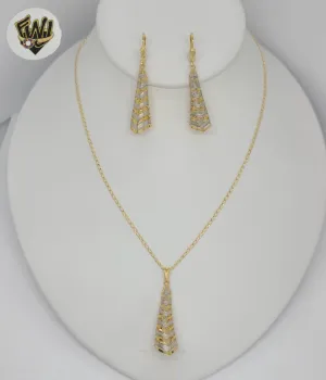 (1-6136) Gold Laminate - Two Tones Drop Set - BGF