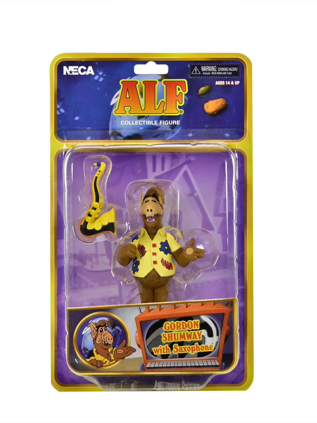 Alf with Saxophone Toony Classic - 6 Scale Action Figure - Alf - NECA Collectibles
