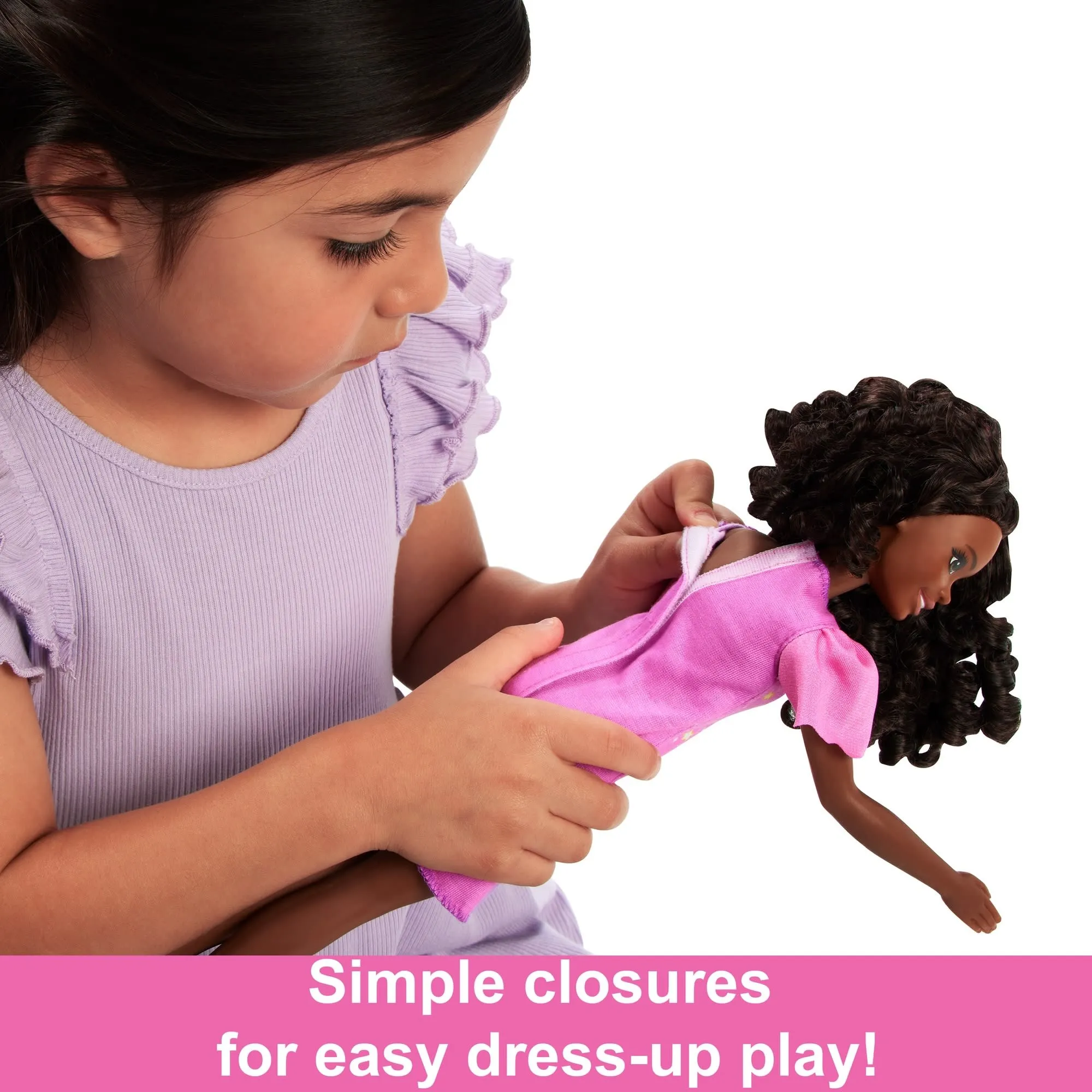 Barbie Doll For Preschoolers, My First Barbie Deluxe, Black Hair
