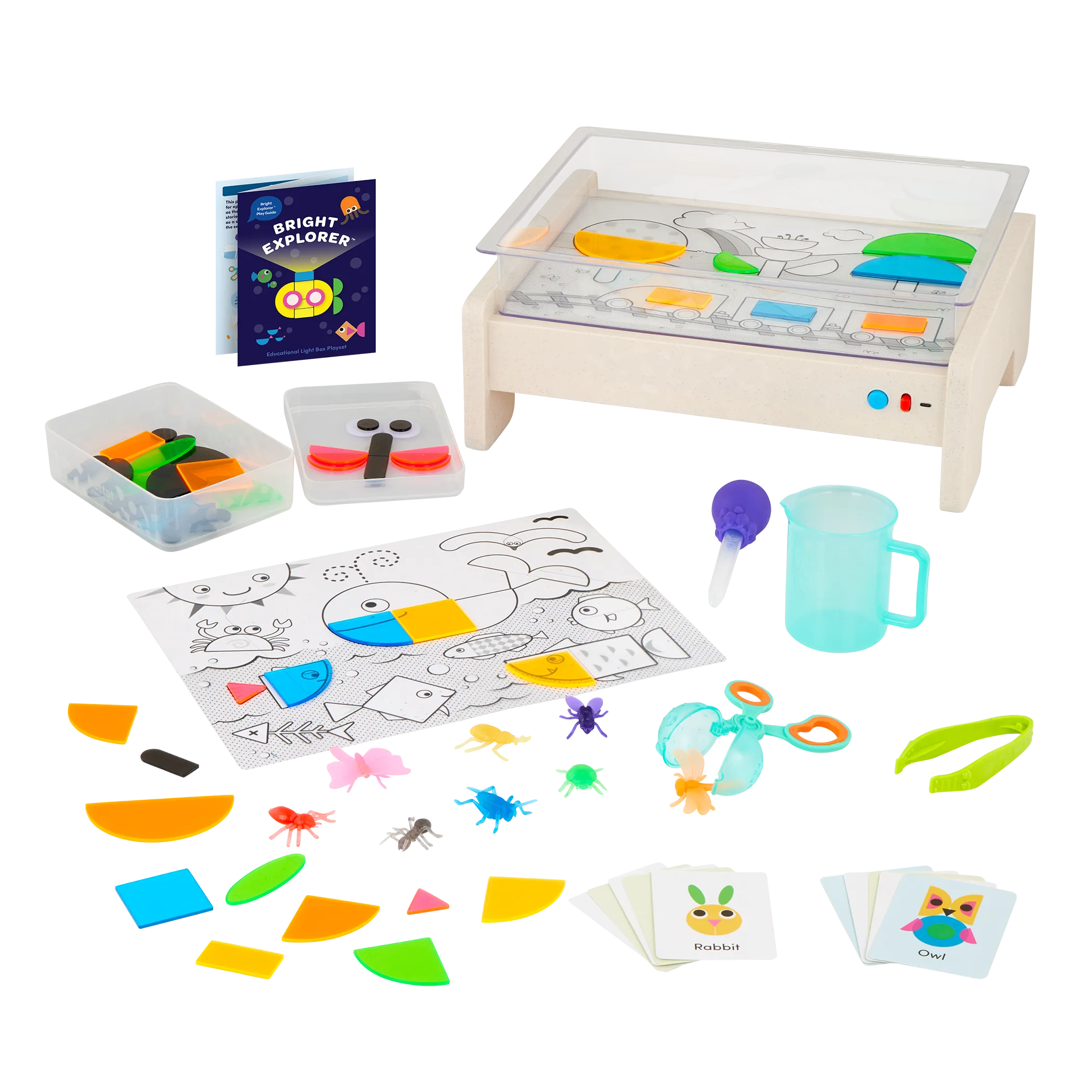 Battat - EDUCATIONAL LIGHT BOX PLAYSET
