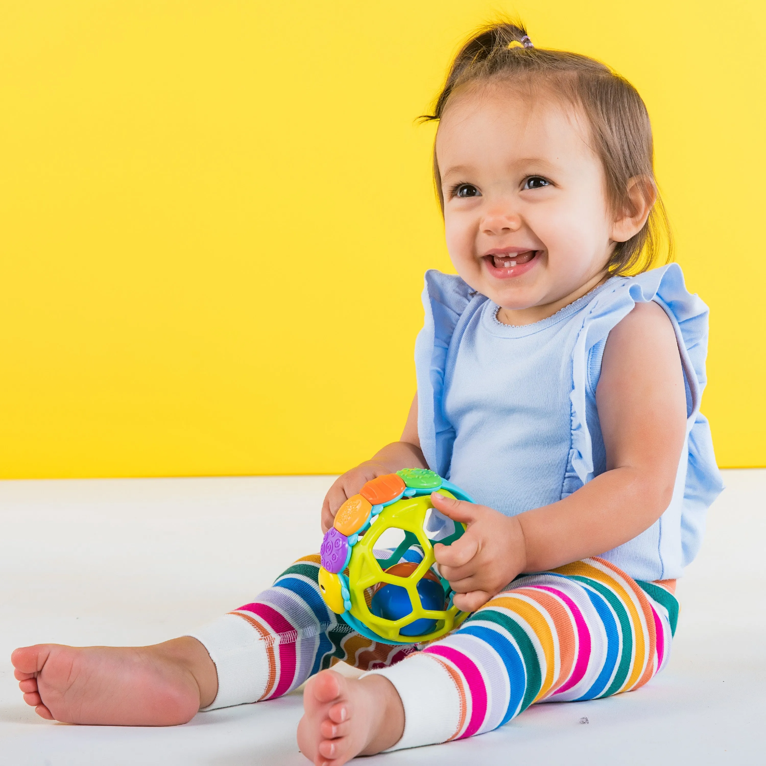 Bright Starts Flexi Ball Easy Grasp Rattle Toy