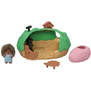Calico Critters Baby Hedgehog Hideout, Dollhouse Playset with Figure