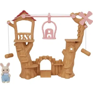 Calico Critters Baby Ropeway Park, Dollhouse Playset with Figure