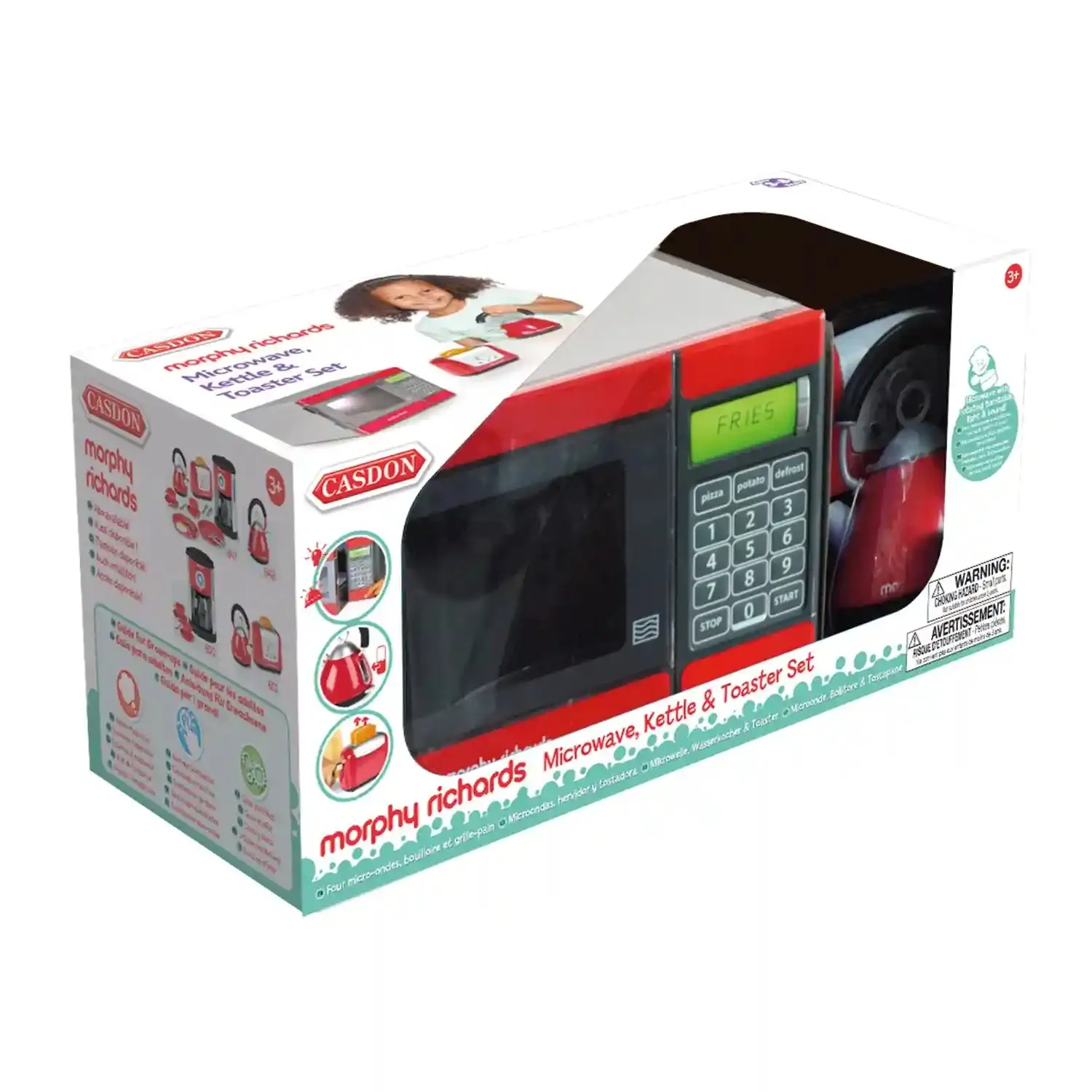 Casdon Morphy Richards Microwave Kettle & Toaster Toy