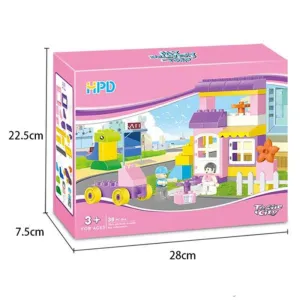 City Blocks Playset | 38 Pcs