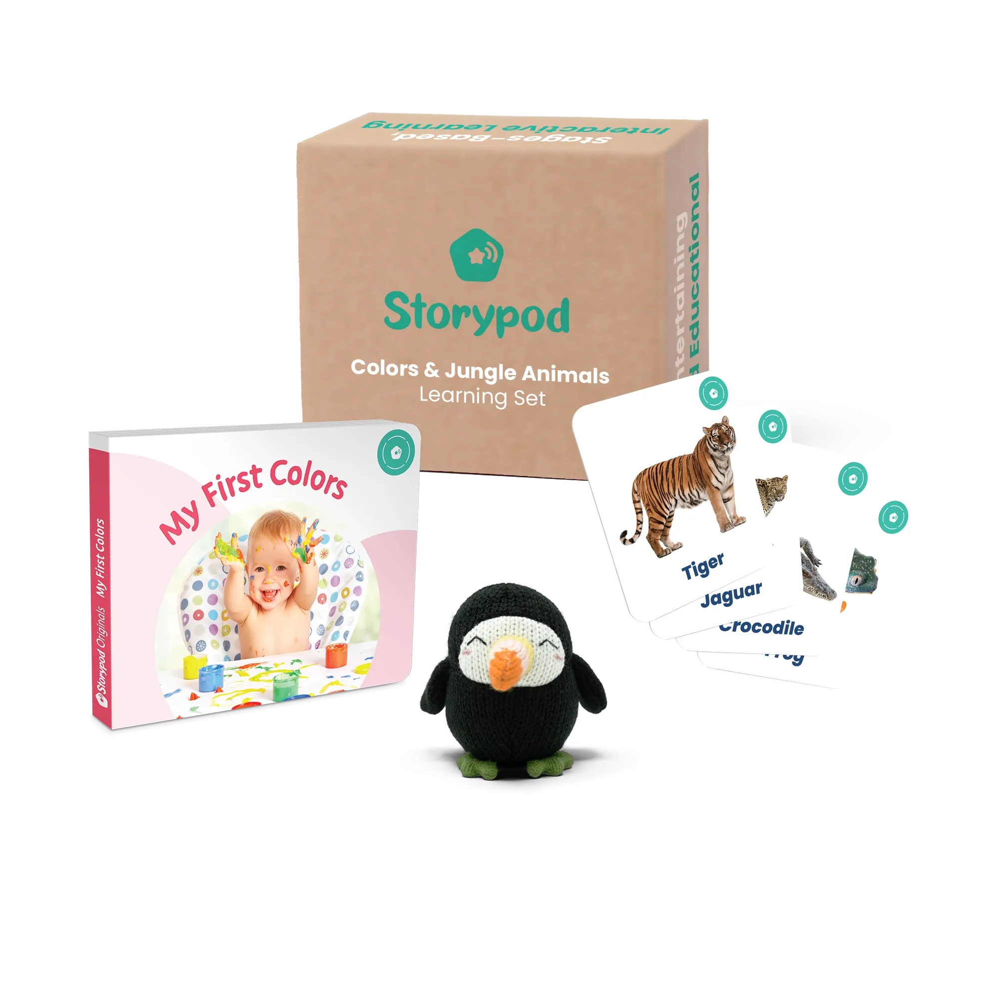 Colors & Jungle Animals Set