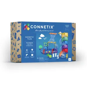 Connetix Rainbow Ball Run Expansion Pack – 66 Piece Set