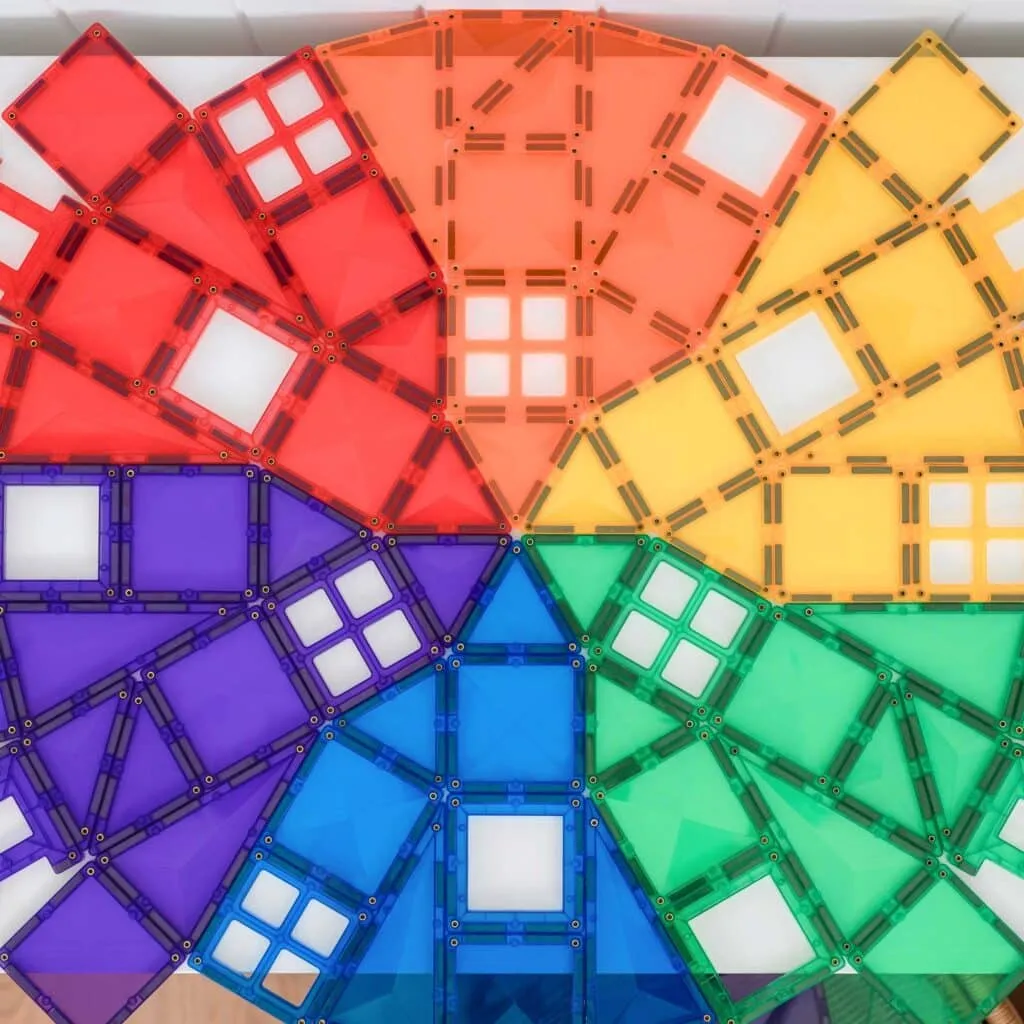 Connetix Rainbow Creative Pack – 102 Piece Set