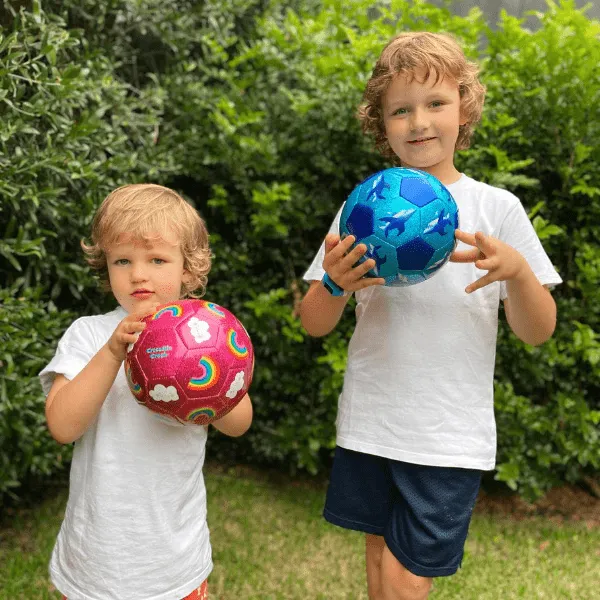 Crocodile Creek Glitter Soccer Ball - Shark City (Size 3)