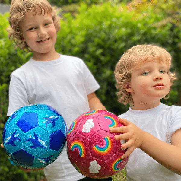 Crocodile Creek Glitter Soccer Ball - Shark City (Size 3)