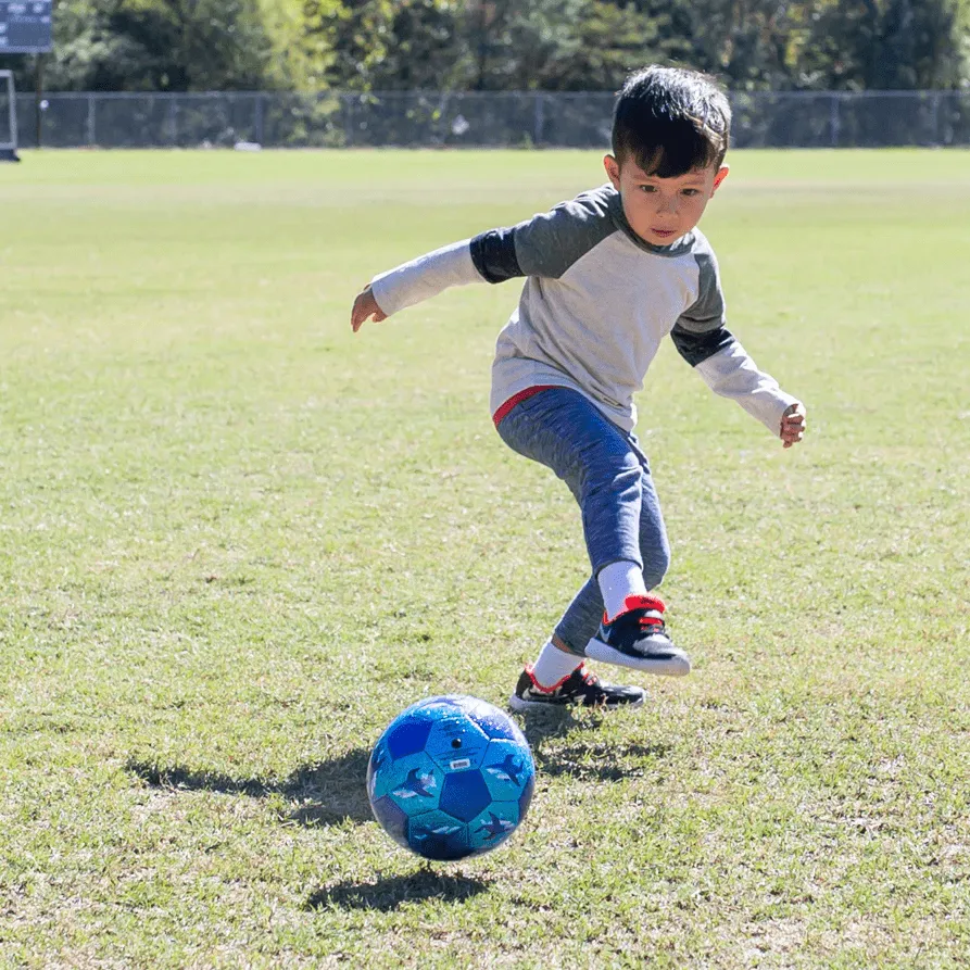 Crocodile Creek Glitter Soccer Ball - Shark City (Size 3)