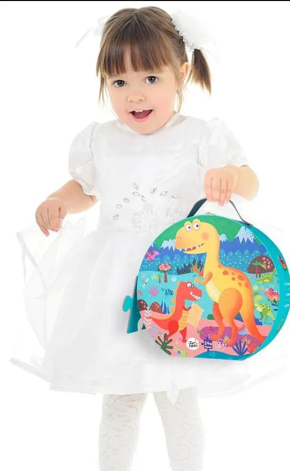 Dinosaurs Paradise Floor Puzzle 24pc