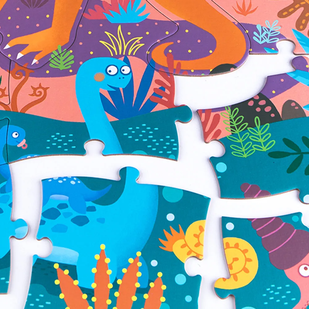 Dinosaurs Paradise Floor Puzzle 24pc