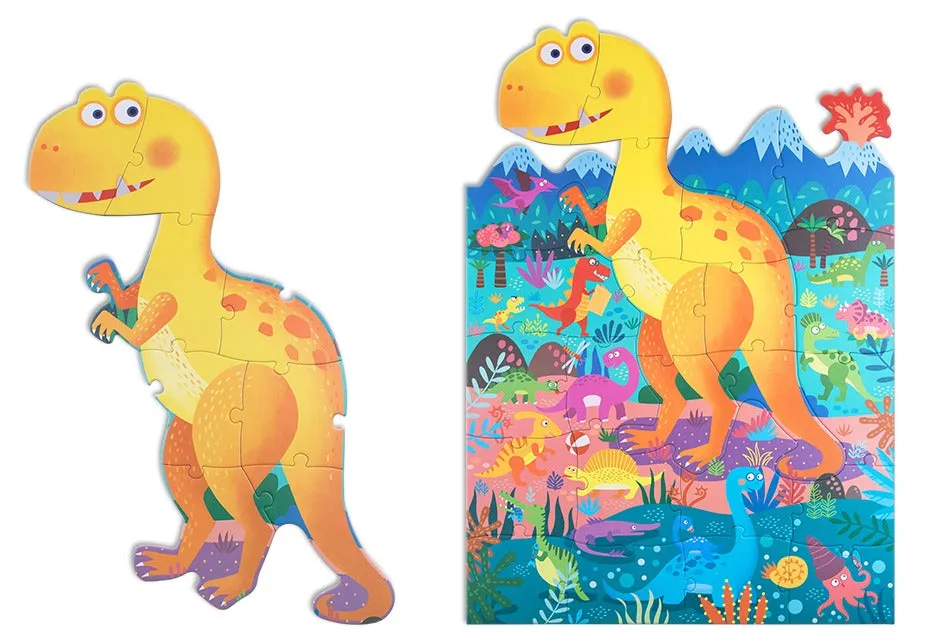 Dinosaurs Paradise Floor Puzzle 24pc