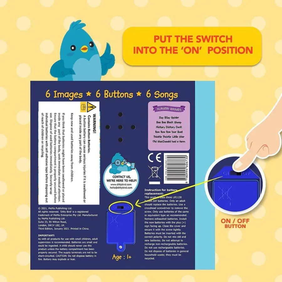 Ditty Bird - Learning Songs Board Books