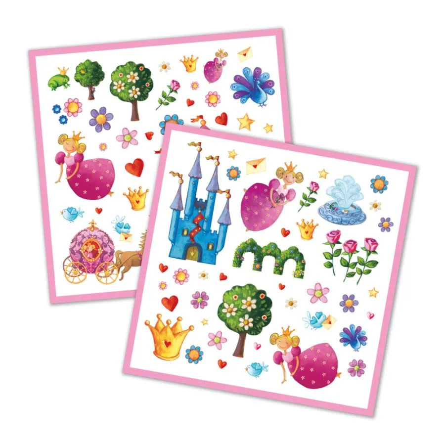Djeco - Princess Marguerite 160 Stickers