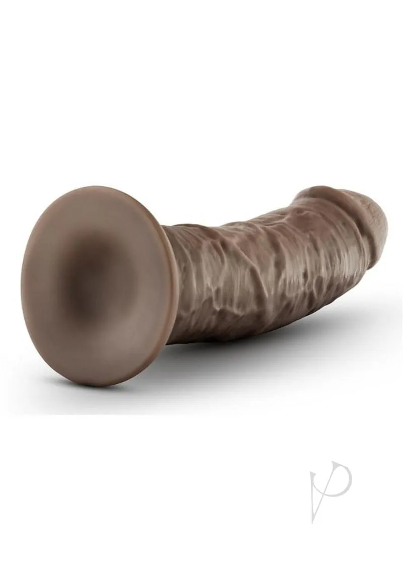 Dr Skin Cock W/suction 8 Chocolate
