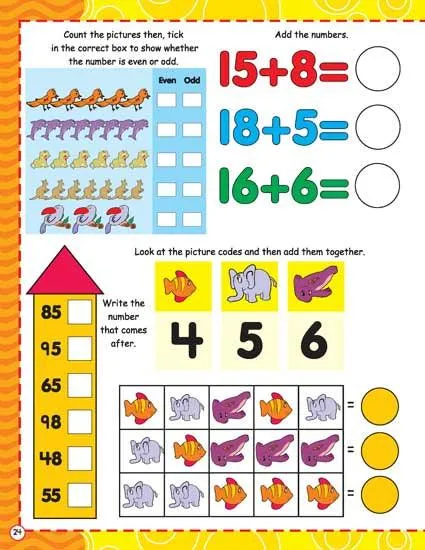 Dreamland 365 Math Activity - An Interactive & Activity Book For Kids (English)