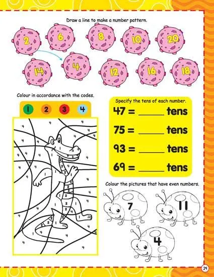 Dreamland 365 Math Activity - An Interactive & Activity Book For Kids (English)