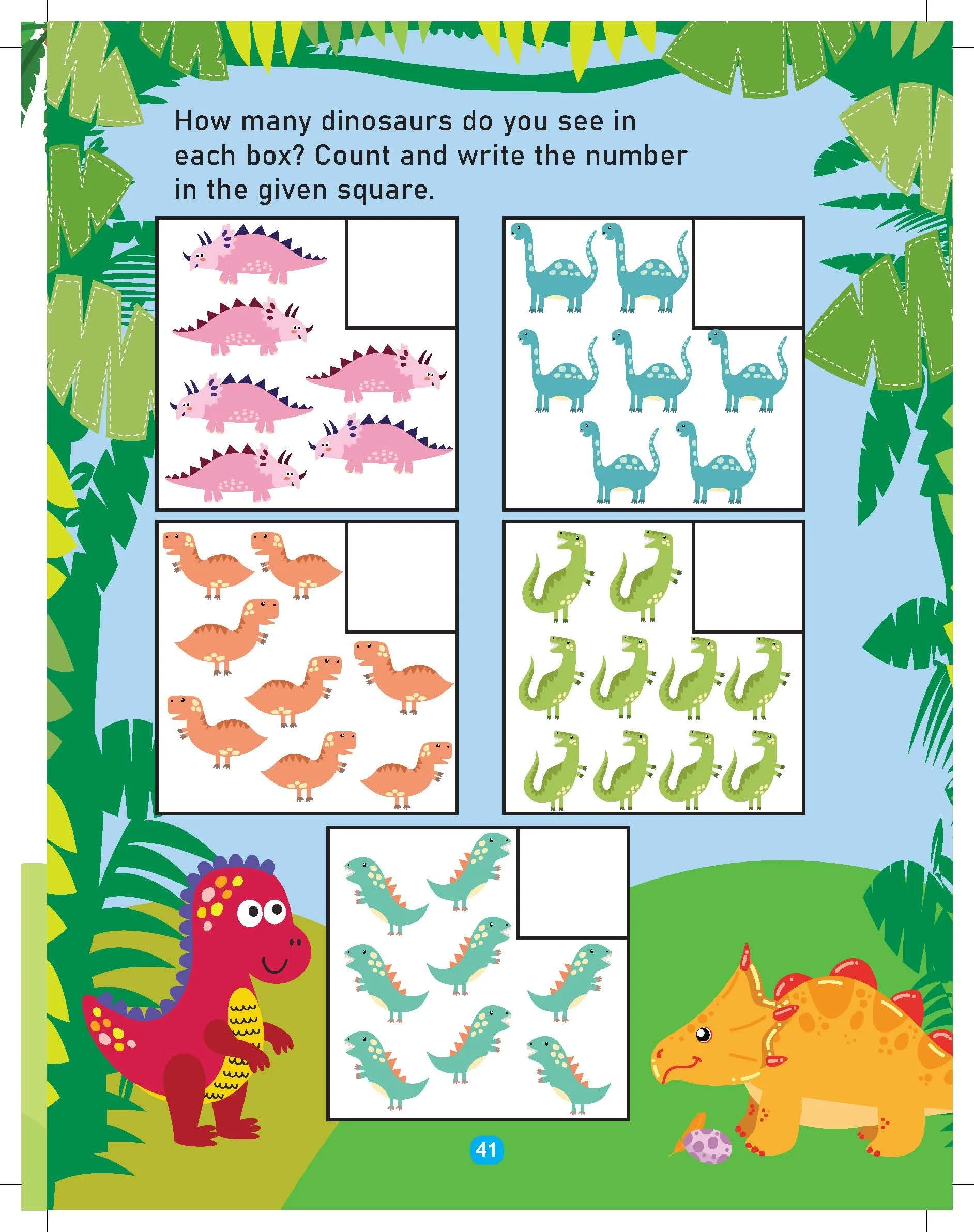 Dreamland Dinosaur Activity and Colouring - An Activity Book for Kids Ages 2 