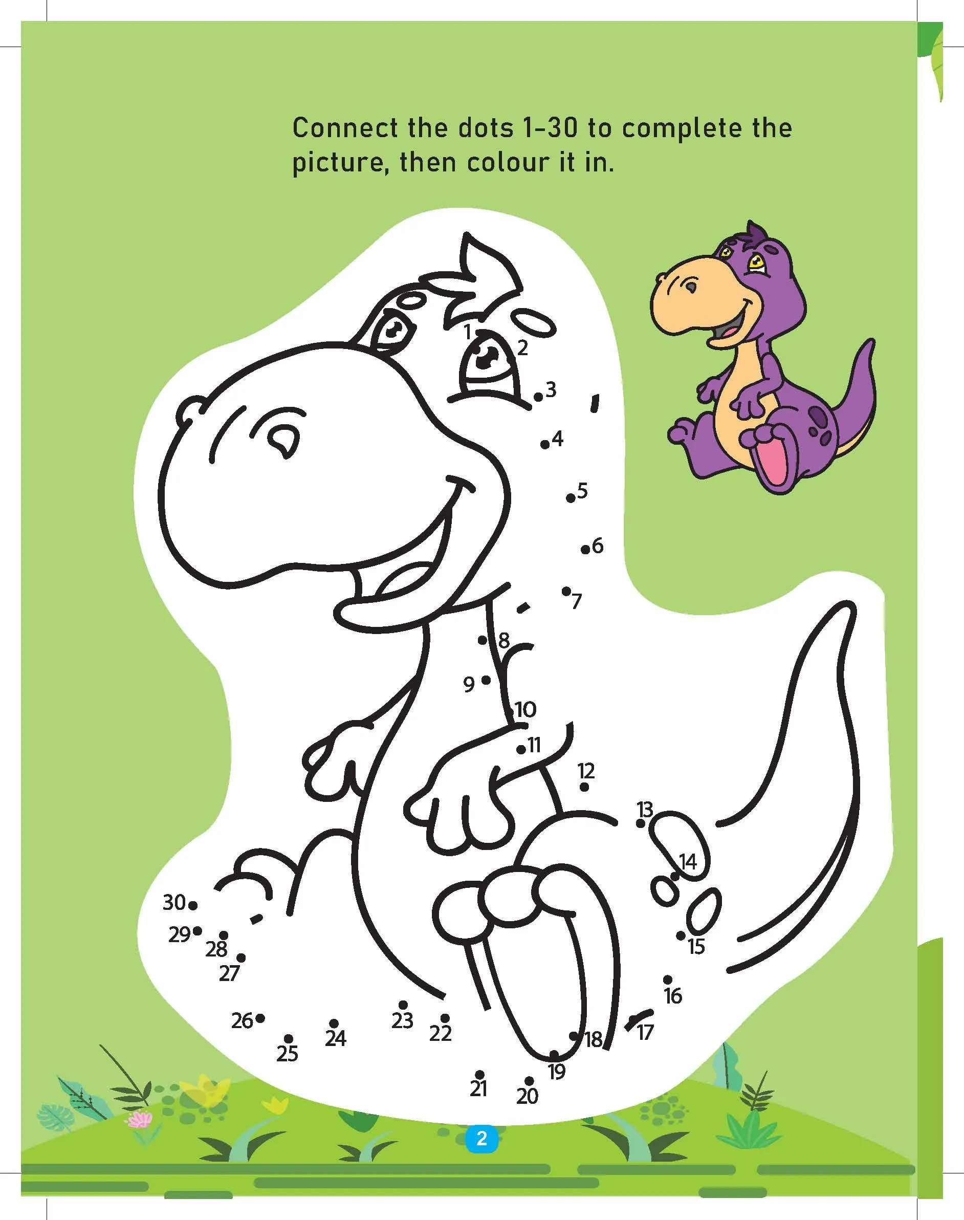 Dreamland Dinosaur Activity and Colouring - An Activity Book for Kids Ages 2 