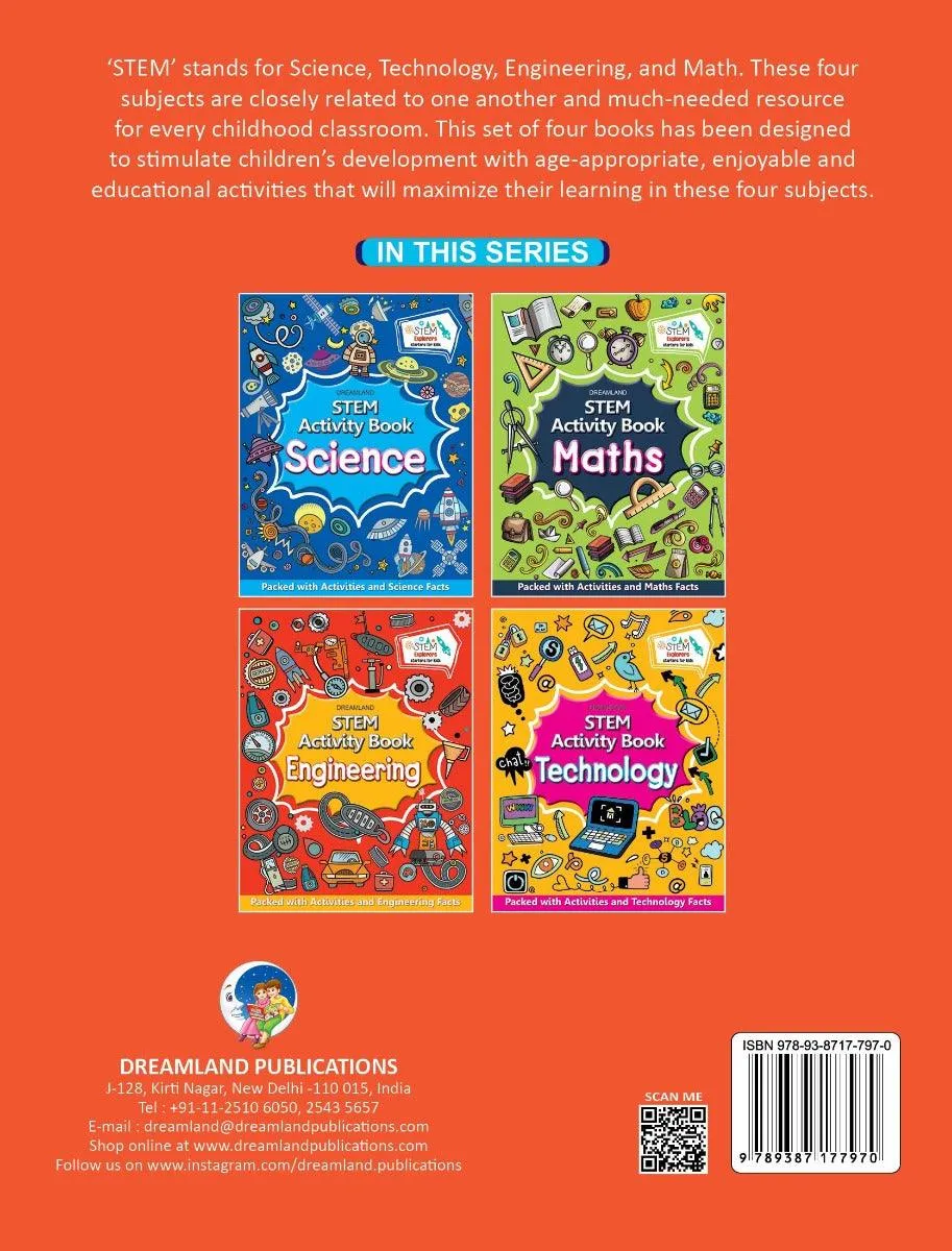 Dreamland STEM Activity Book - Engineering - An Interactive & Activity Book For Kids (English)