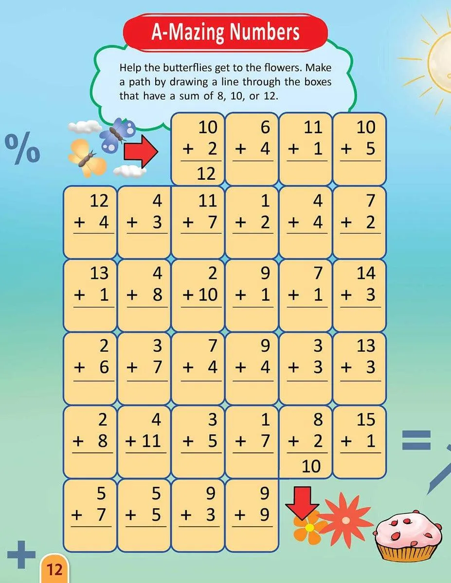 Dreamland STEM Activity Book - Maths - An Interactive & Activity Book For Kids (English)