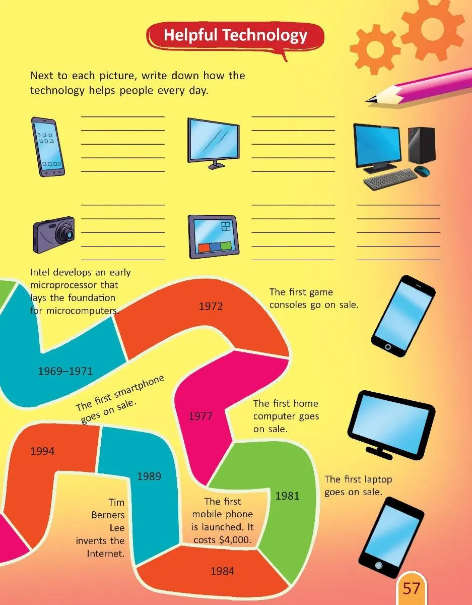 Dreamland STEM Activity Book - Technology - An Interactive & Activity Book For Kids (English)