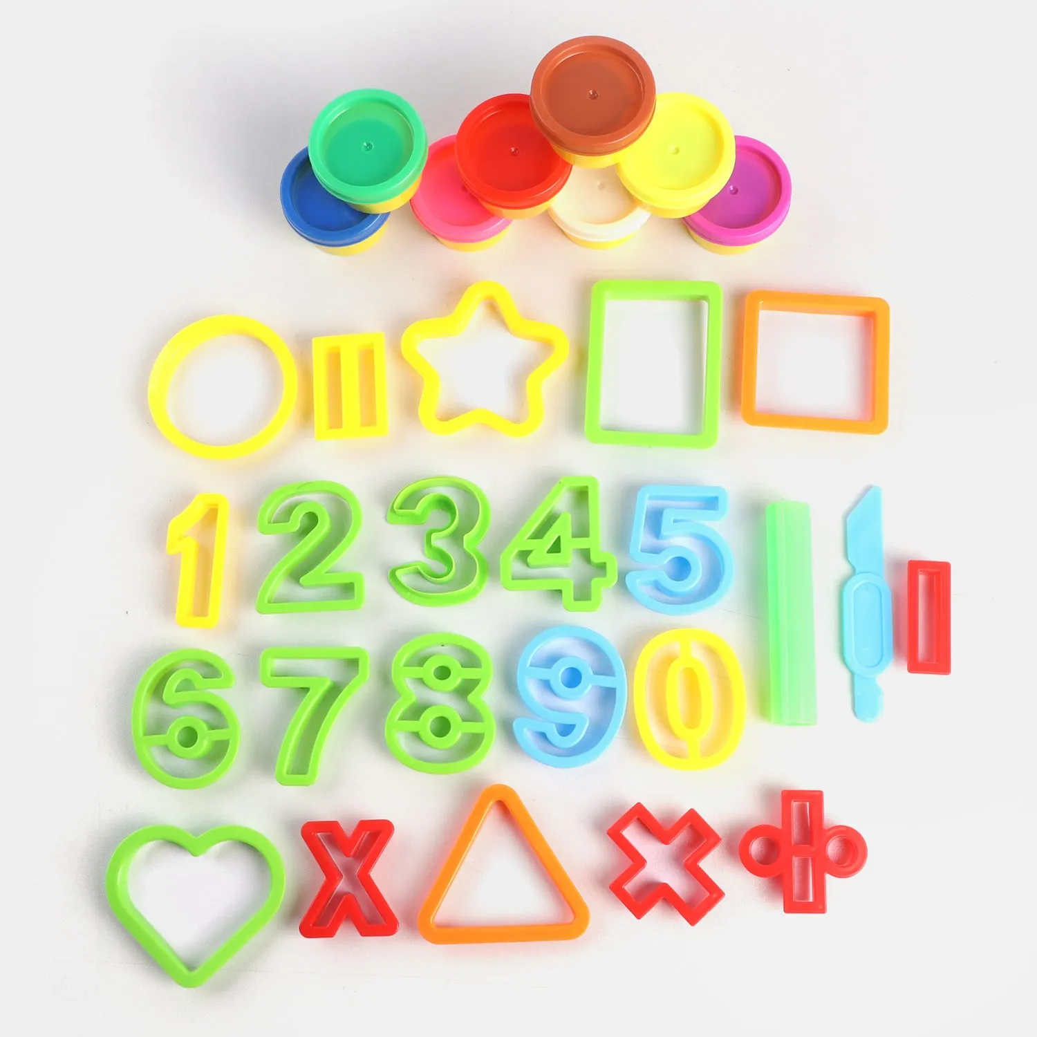 Educational Color Dough Play Set For Kids