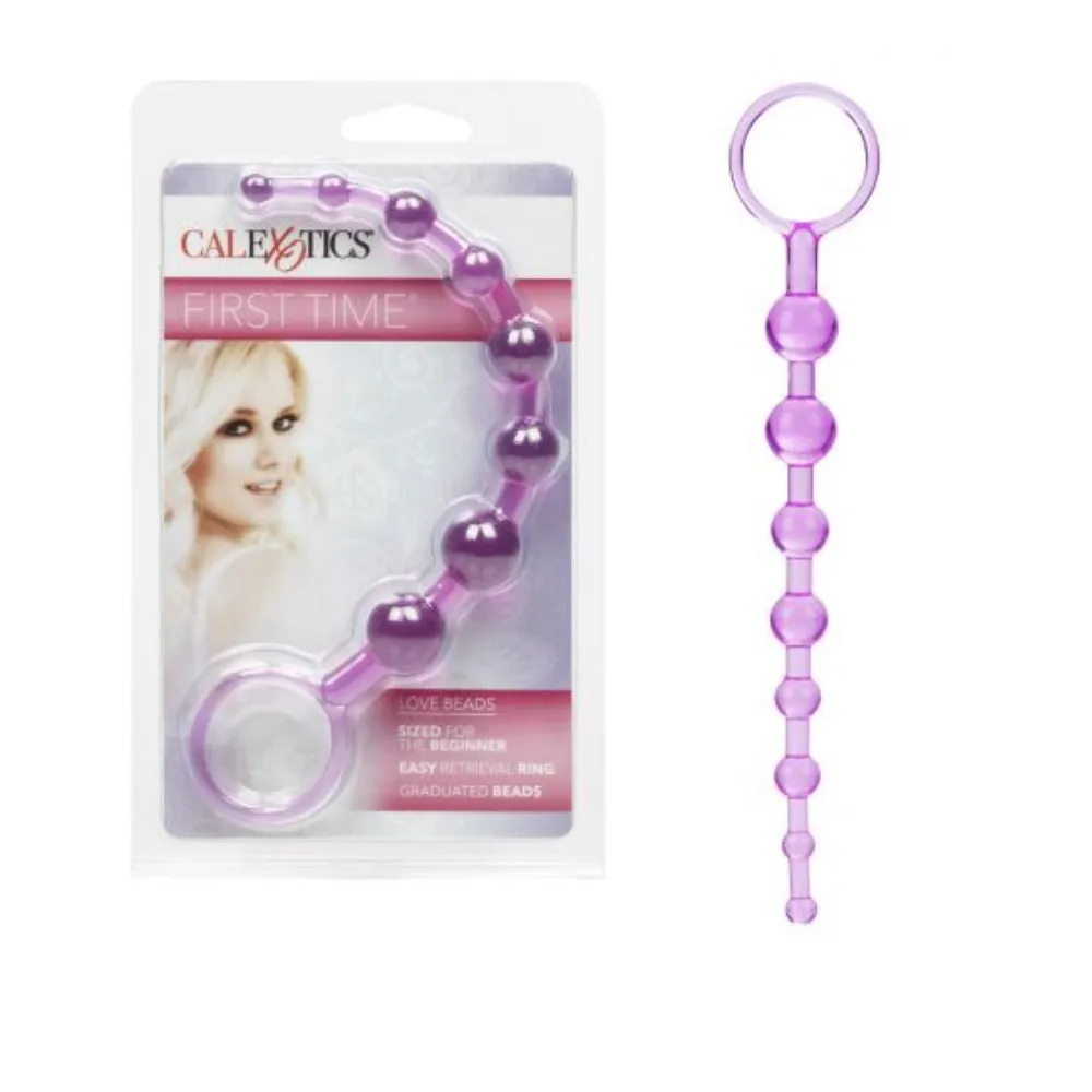 First Time Love Anal Beads in Pink