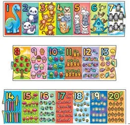 Giant Number Extra Long Jigsaw Puzzle