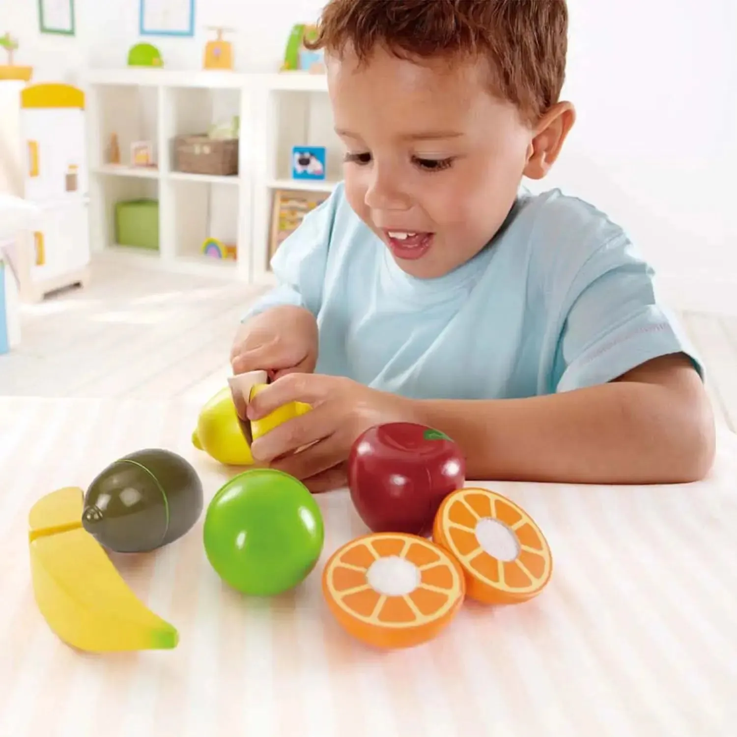 Hape Fresh Fruit Wooden Kitchen Play Food Set