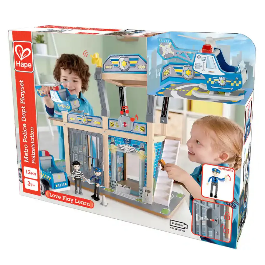 Hape Metro Police Dept Playset