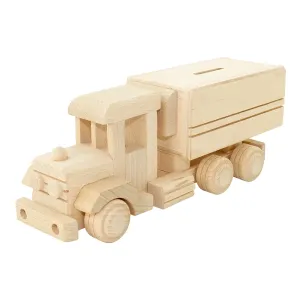 Happy Go Ducky -  Wooden Money Box - Small (Jessie)