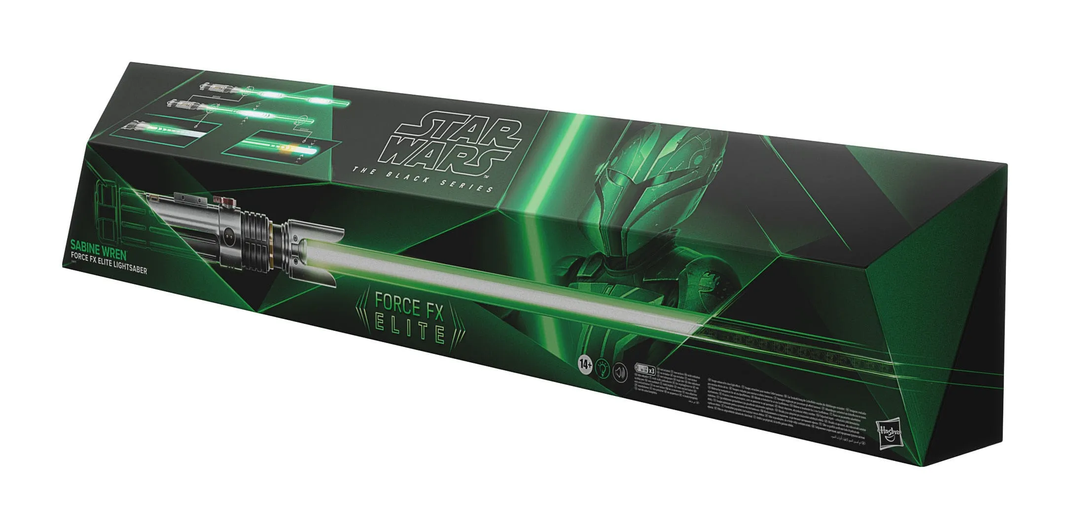 Hasbro Star Wars Ahsoka Black Series Sabine Wren Force FX Elite Lightsaber 1/1 Prop Replica
