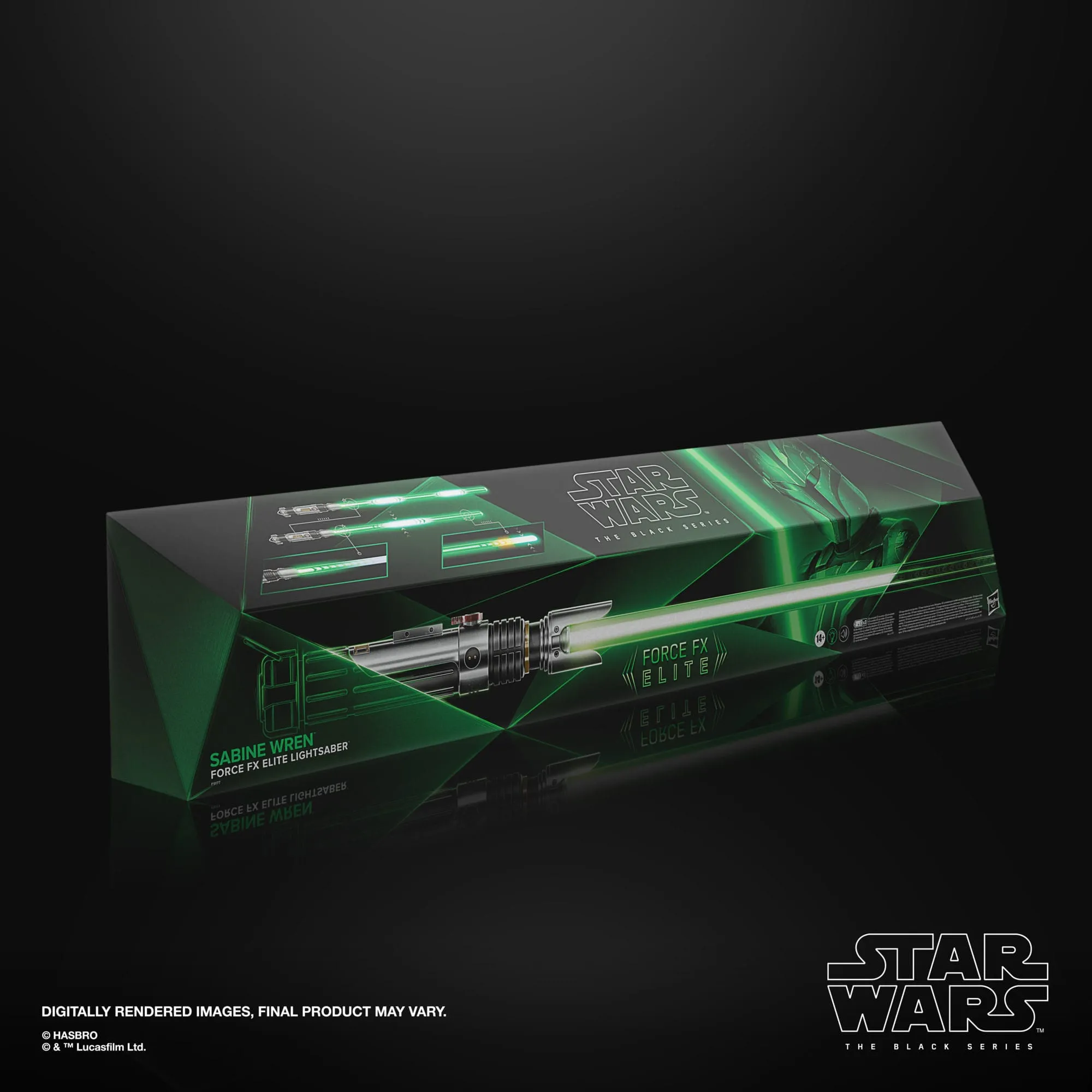 Hasbro Star Wars Ahsoka Black Series Sabine Wren Force FX Elite Lightsaber 1/1 Prop Replica