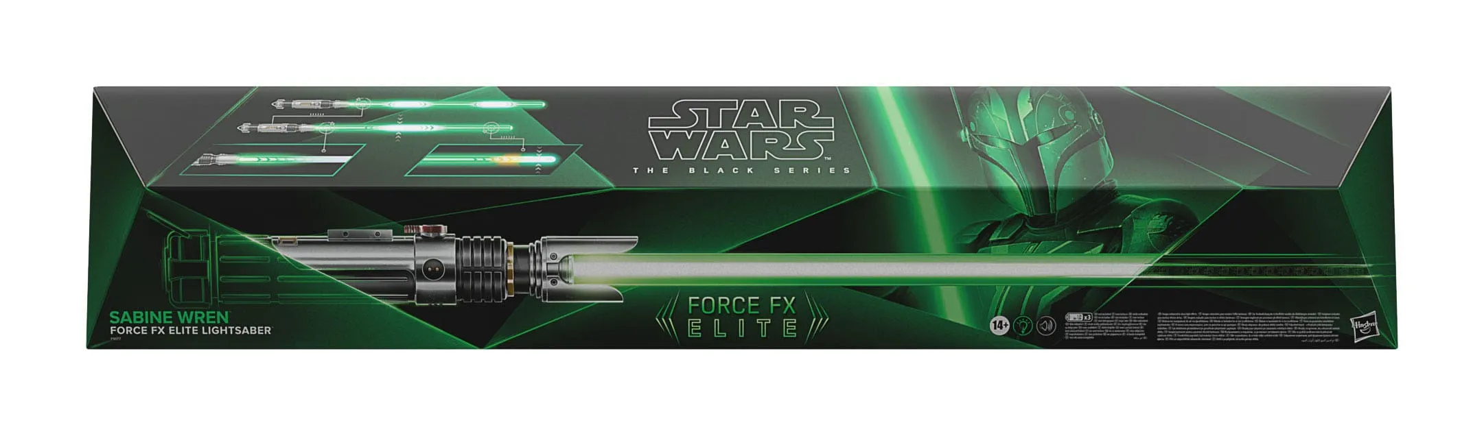 Hasbro Star Wars Ahsoka Black Series Sabine Wren Force FX Elite Lightsaber 1/1 Prop Replica