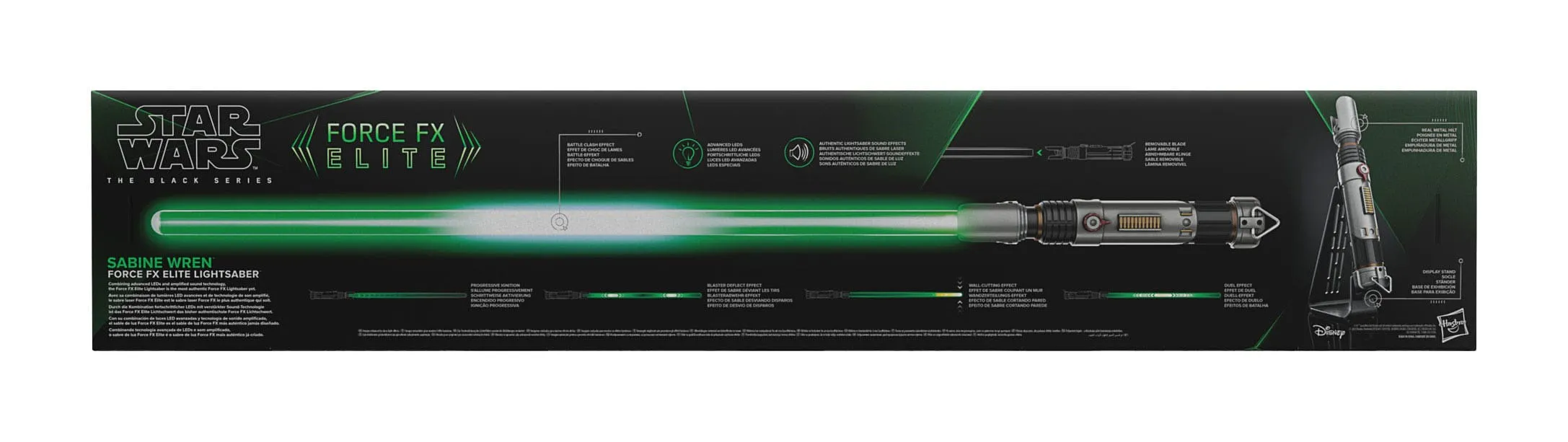 Hasbro Star Wars Ahsoka Black Series Sabine Wren Force FX Elite Lightsaber 1/1 Prop Replica