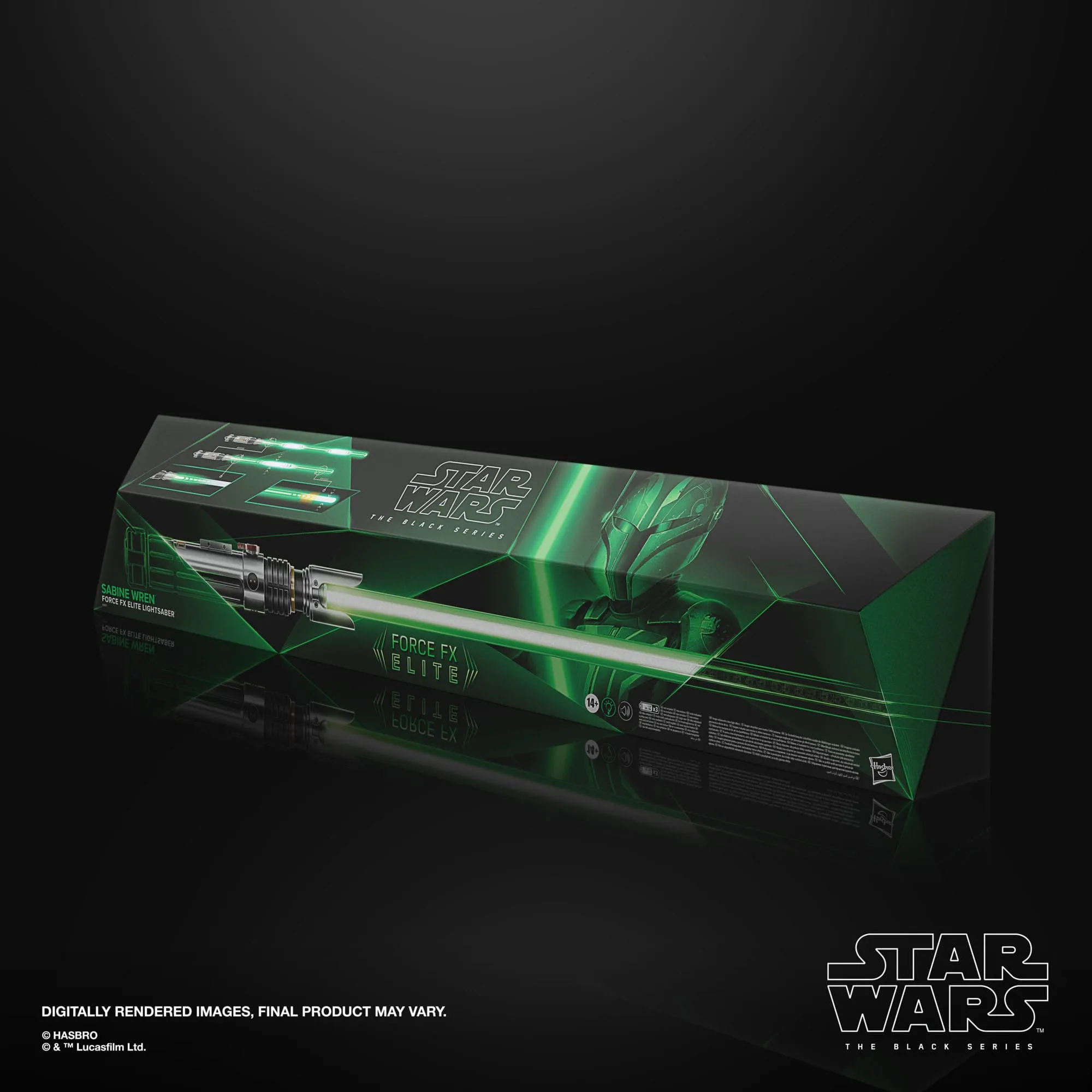 Hasbro Star Wars Ahsoka Black Series Sabine Wren Force FX Elite Lightsaber 1/1 Prop Replica