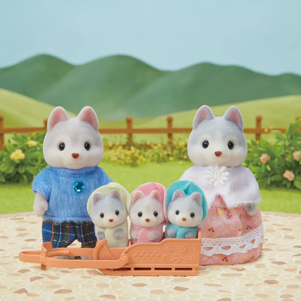 Husky Dog Family