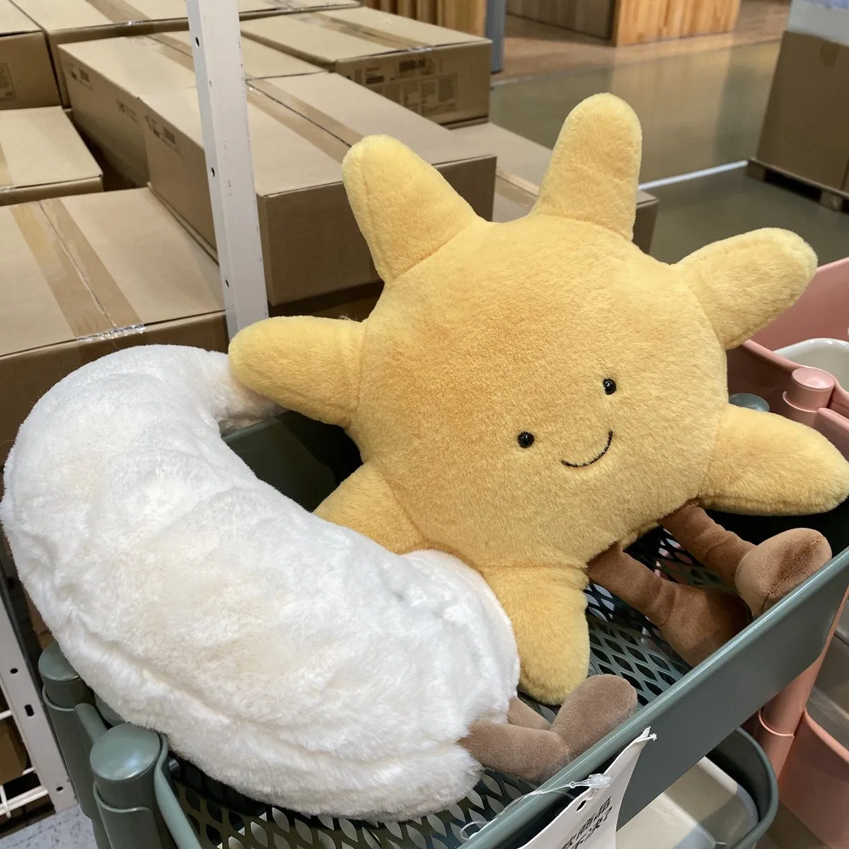 Kawaii Sun And Moon Soft Plushie