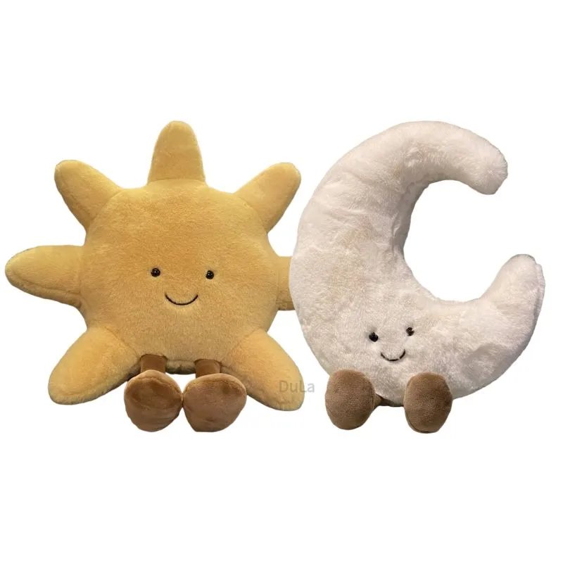 Kawaii Sun And Moon Soft Plushie
