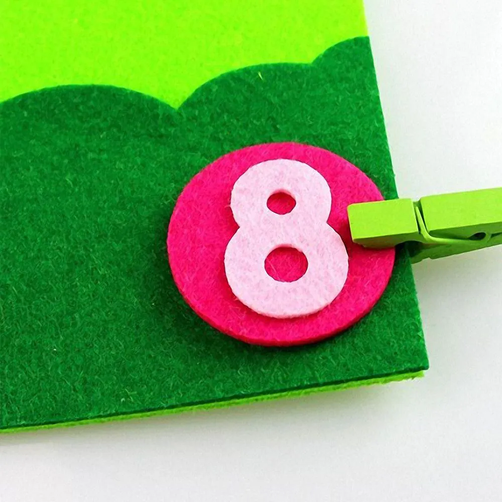 Kids Montessori Toys Materials Learning Toy DIY Weave Cloth Math Toy Digital Educational Toy for Children Preschool Teaching Aid
