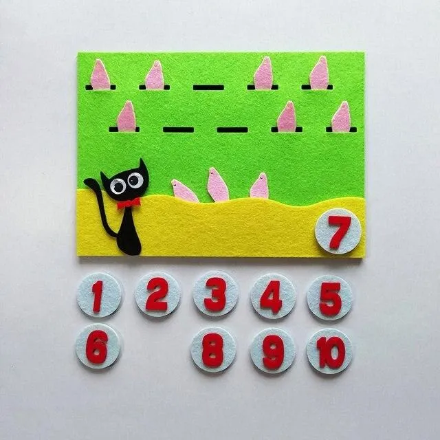 Kids Montessori Toys Materials Learning Toy DIY Weave Cloth Math Toy Digital Educational Toy for Children Preschool Teaching Aid