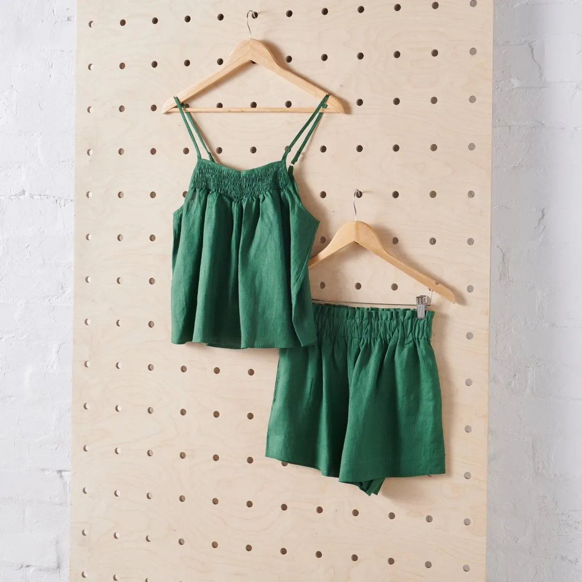 Linen Sets | Forest Green