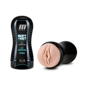 M for Men - Soft and Wet - Pussy with Pleasure Orbs - Self Lubricating Stroker Cup - Vanilla