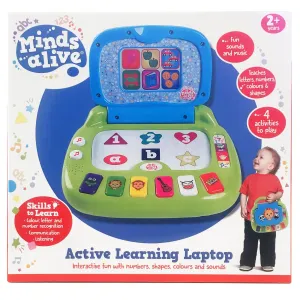 Minds Alive Active Learning Laptop Interactive Fun Sounds Music