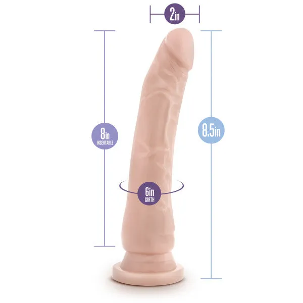 Mr Skin Basic 8.5in With Suction Cup Beige