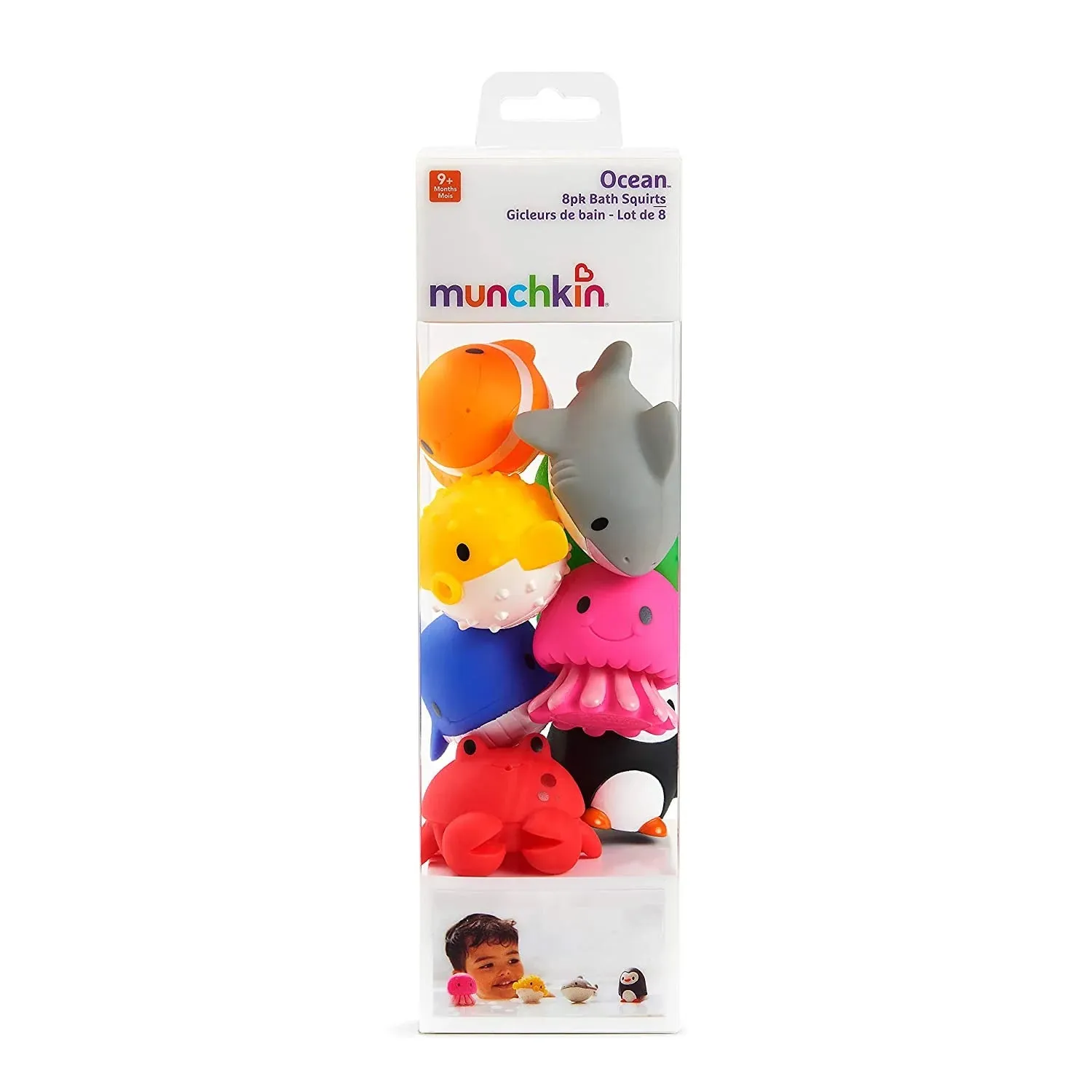 Munchkin Ocean Bath Squirts - 8 Pk
