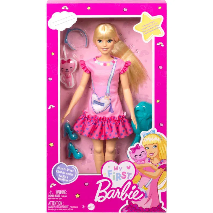 My First Barbie With Kitten - Malibu